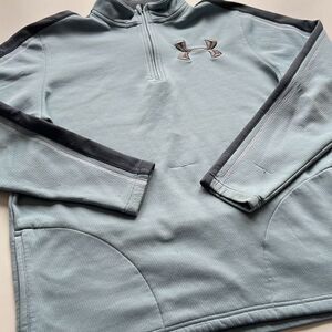 Under Armour Catalyst Large Logo 2/4 Zip Pullover Sz. L